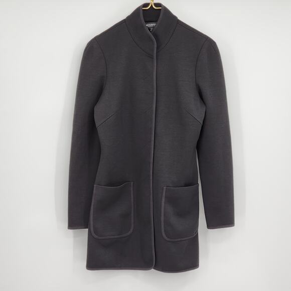 Emanuel Ungaro Wool Longline Jacket Coat Size 8 Women's - Picture 1 of 6